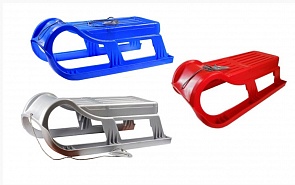 Санки - Снежная звезда, без спинки (ТД Пластик, С 90)